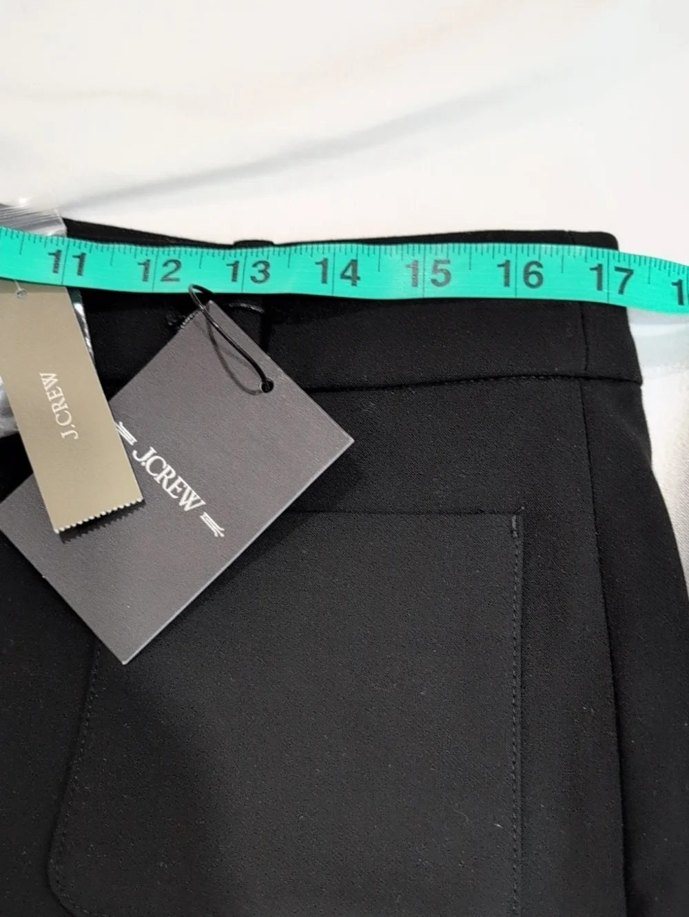 J Crew Petite Carolina pant in four-season stretch CP152 Size 12 Petite Black